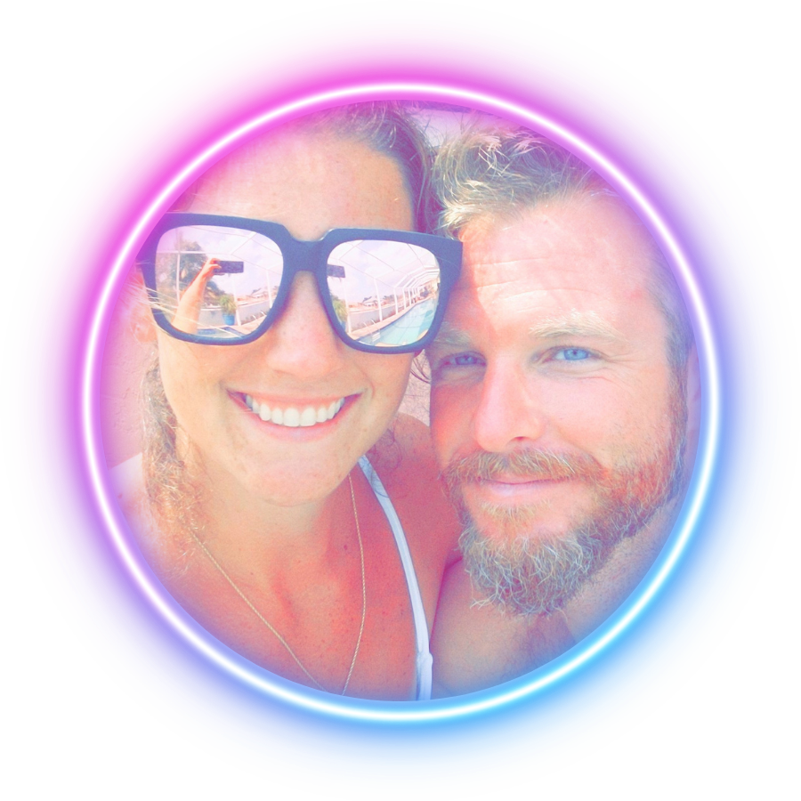 Dustin and Stephanie, hosts of Royal Palm Retreat in Naples, Florida